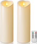 Homemory 4in x12in Outdoor Waterproof Flameless Candles - Timer
