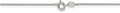 Classic Box Chain Necklace Bracelet or Anklet in Sterling Silver