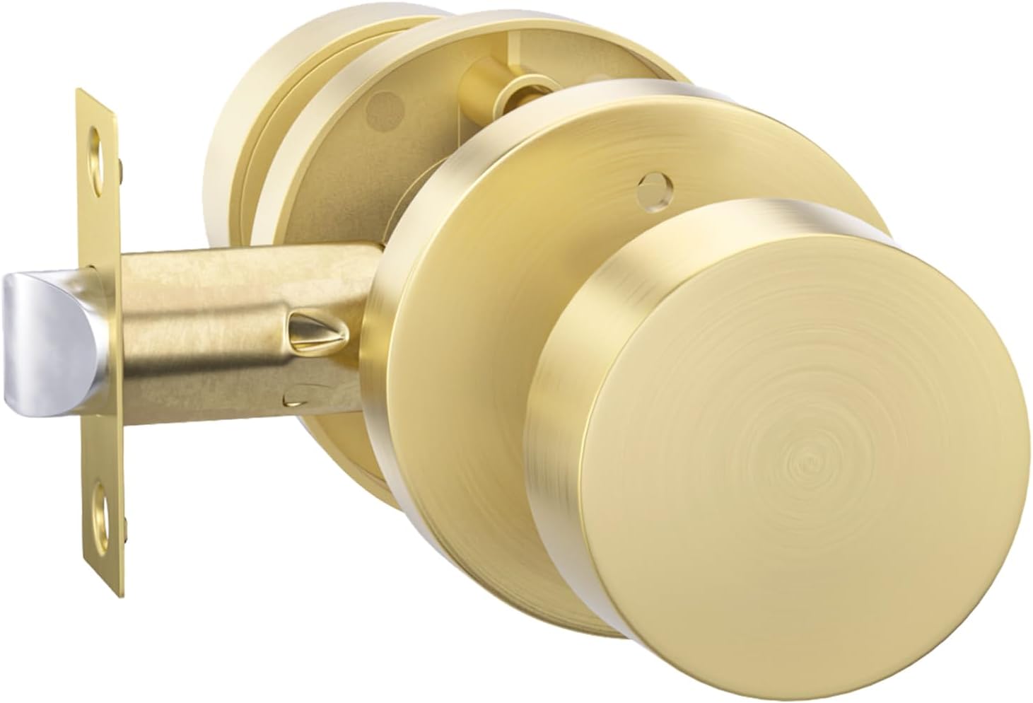 goldenwarm Gold Door Knobs for Privacy in Bedroom and Bathroom