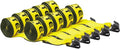 Winch Straps 4in x 30ft Yellow Heavy Duty Tie Down 10 Pack