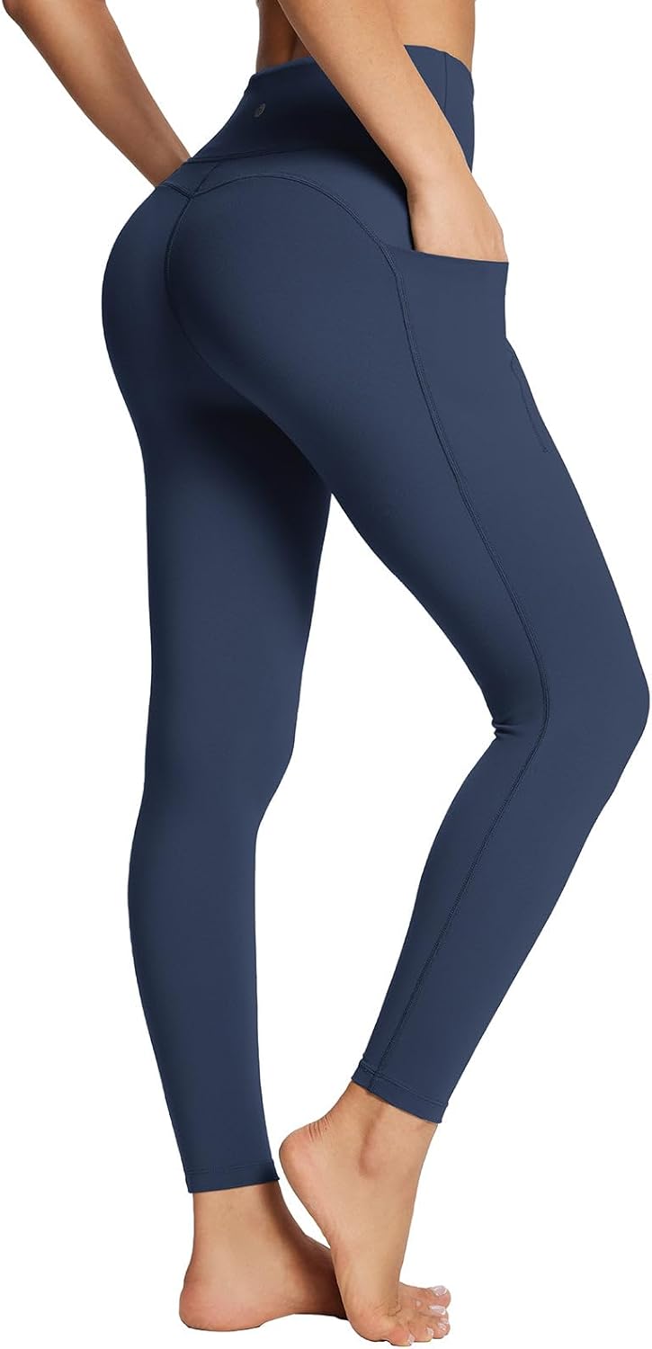 baleaf Women's High Waisted Leggings with Pockets for Comfort