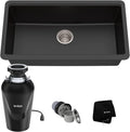 KRAUS 31 Inch Undermount Black Onyx Granite Kitchen Sink Review