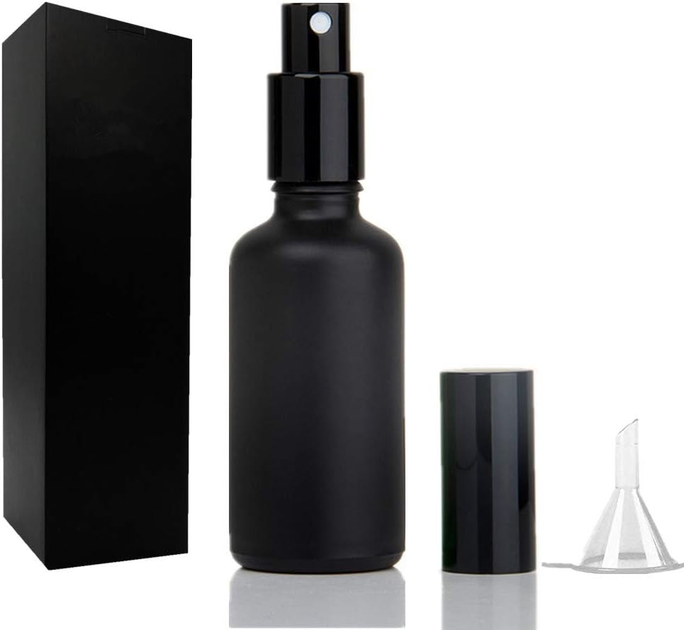 Portable Cocktail Atomizer Sprayer - 1.7OZ, Refillable, SC008 (Black)