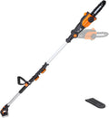 Worx Nitro 20V 8ft Cordless Pole Chainsaw WG349.9 - Reach and Control
