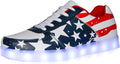 SANYES USB Charging Light Up Shoes Dancing Sneakers - Bright LED Style