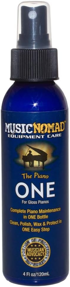Shine & Protect Gloss Pianos Anywhere! MusicNomad 4 oz.