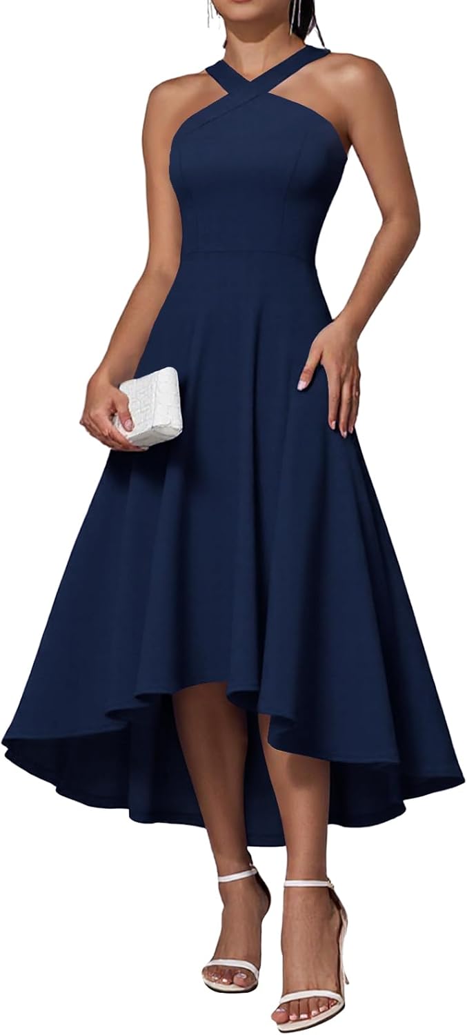 DRESSTELLS Formal Cocktail Dresses for Women - High Low Style