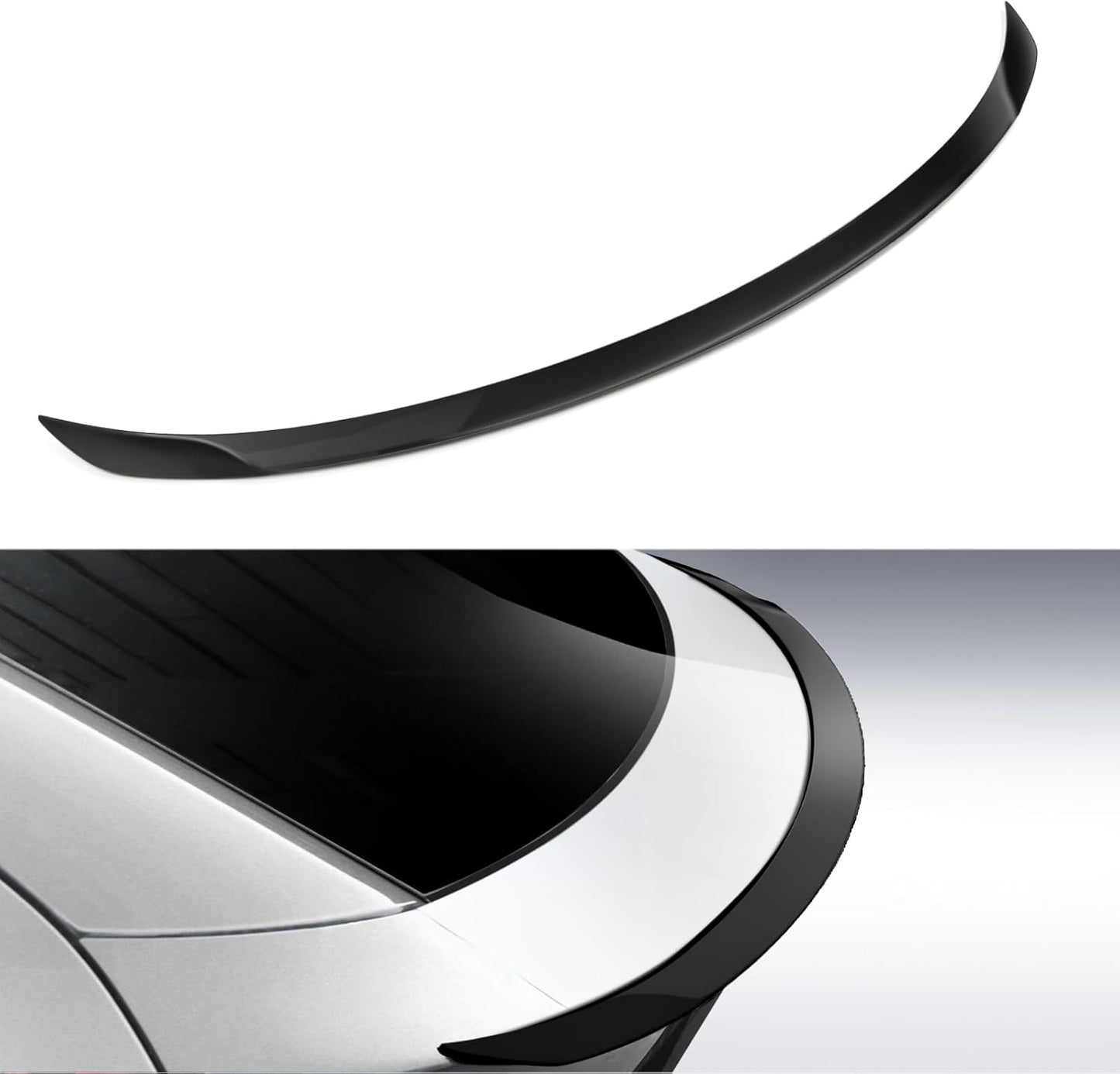 Gloss Black Spoiler for Tesla Model Y Juniper 2026 Upgrade