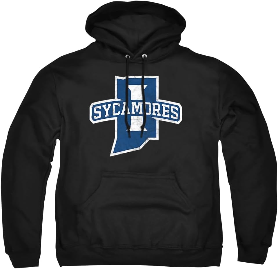 Official Collegiate Distressed Logo Hoodie for Everyday Wear