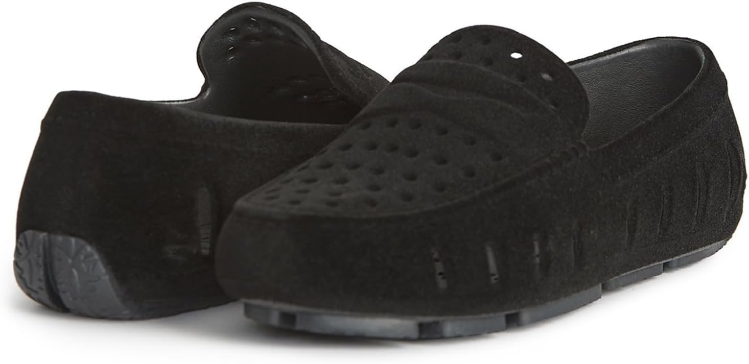 Floafers Prodigy Driver Faux Suede Loafer for Kids Comfort