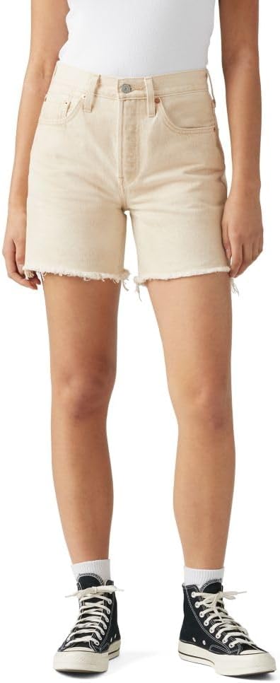 Levi's Women's 501 Mid Thigh Shorts for a Classic Look