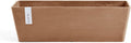 Rectangular 31.5in Terracotta Recycled Composite Planter - Durable