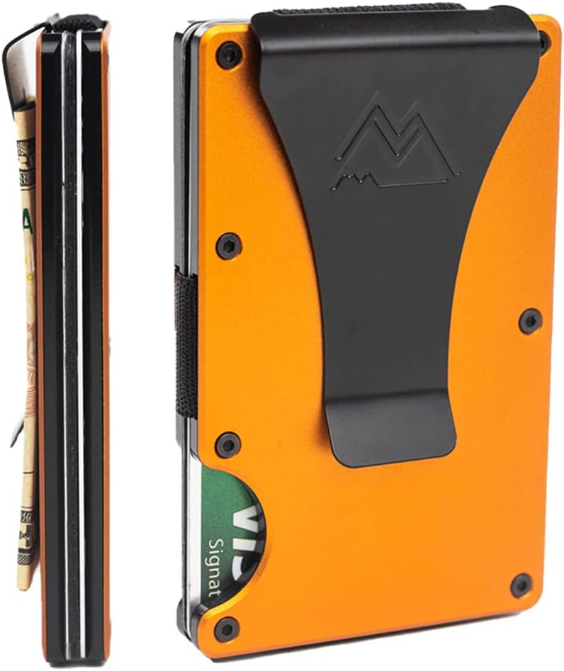 Mountain Voyage Co Minimalist Wallet for Men & Women - Slim RFID