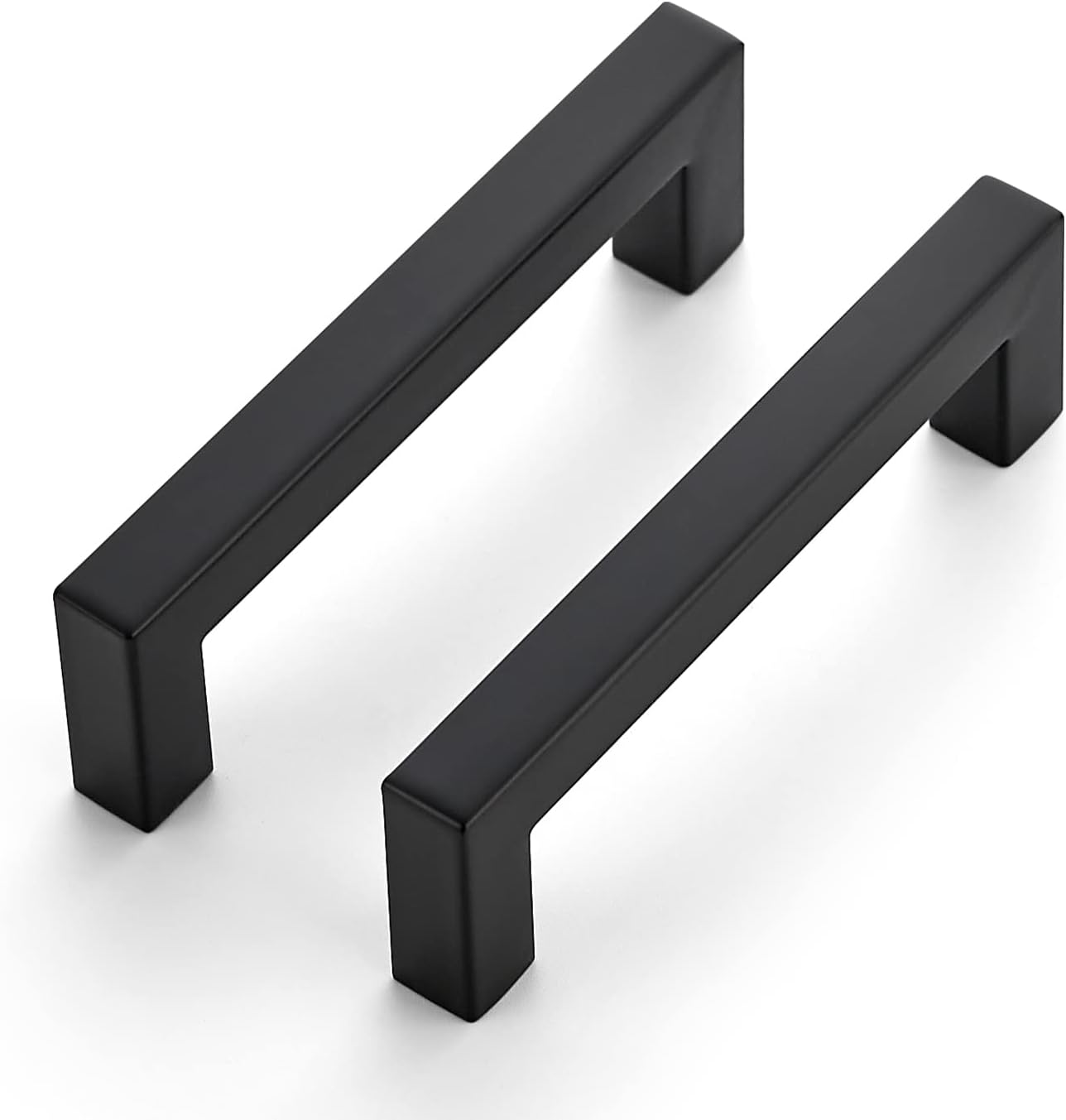 Ravinte 20 Pack 4 Inch Square Cabinet Handles in Matte Black