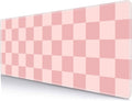 Extra Large Non-Slip Pastel Pink Desk Mat for Ultimate Comfort