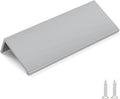 goldenwarm Brushed Nickel Finger Edge Pulls 100 Pack - Slim Drawer