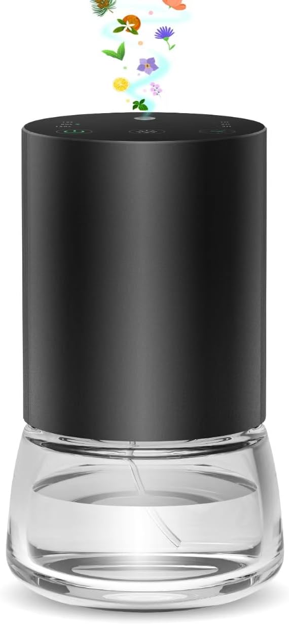 Waterless Essential Oil Diffuser with 7 Colors LED Lights