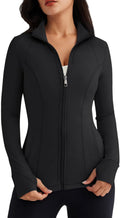 Trendy Queen Womens Lightweight Zip Up Jacket - Breathable Mesh Fit