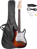 39 Inch Rosewood Fingerboard Electric Guitar - Beginner Kit Sunset