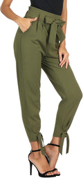 GRACE KARIN Womens Casual High Waist Pencil Pants with Pockets