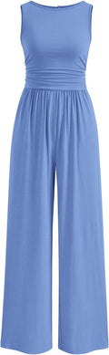 One Piece Jumpsuits for Women - Dressy Casual Wide Leg Romper S=US