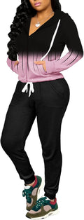 Track Suits for Women Set - Casual 2 Piece Sweatshirt and Pants CLOCOR