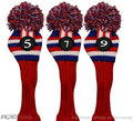 Pacific Golf Clubs: Retro Knit Vintage Head Covers