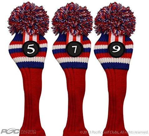 Pacific Golf Clubs: Retro Knit Vintage Head Covers