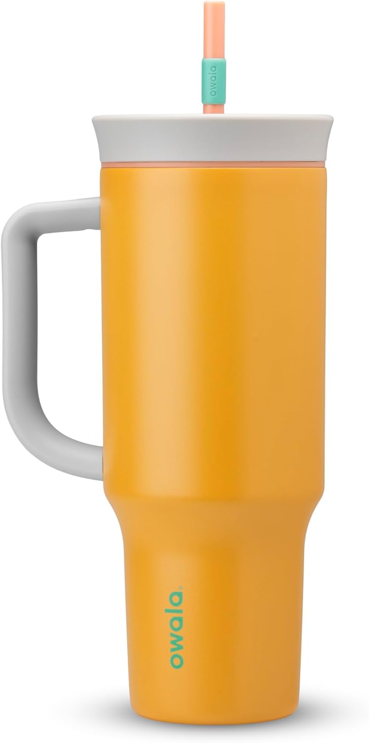 Owala Stainless Steel Travel Tumbler: 40oz Insulated Design