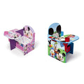 Delta Children Chair Desk with Storage Bin - Cute Minnie & Mickey Kids