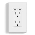 65W Ultra-Speed USB C Outlet Receptacle - Dual USB-C Fast Charge