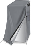 Refrigerator Cover 24in x 30in x 67in Grey - Waterproof Upright