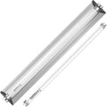 Hypool T8 Strip UVB UVA Reptile Lighting Fixture - 18in 15W UVB 10.0