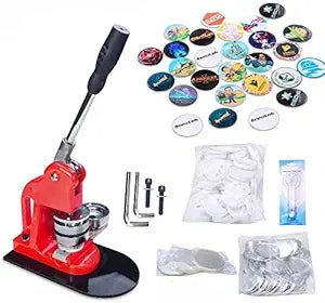 Seeutek Button Maker Machine for 1-1/4 inch Badges with Parts