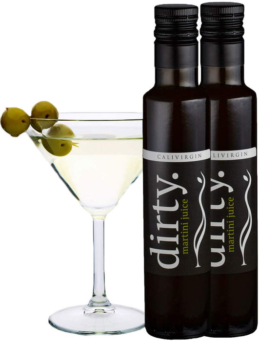 Calivirgin Dirty Martini Juice - All-Natural Olive Brine Mix