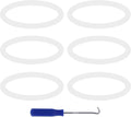 6PCS Blender Sealing Gasket for Ninja 6-Fin Blades - Leak-Resistant