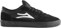 Lakai Mens Cambridge Low-Top Skateboarding Shoe - Durable Black Suede
