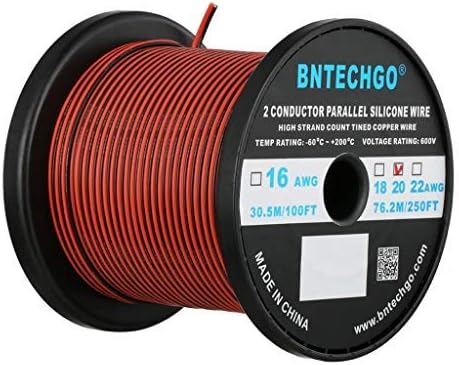 20 Gauge Flexible Silicone Wire for LED Strip and More