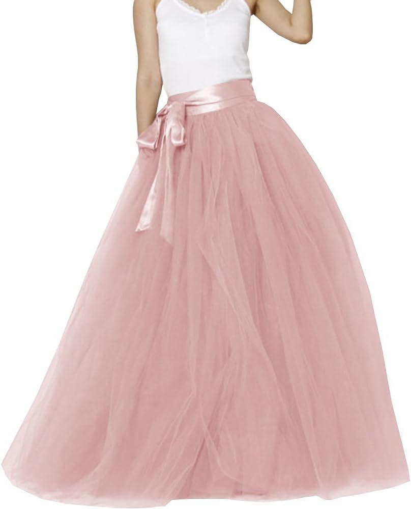 EllieHouse Womens Long Tutu Skirt for Parties and Events