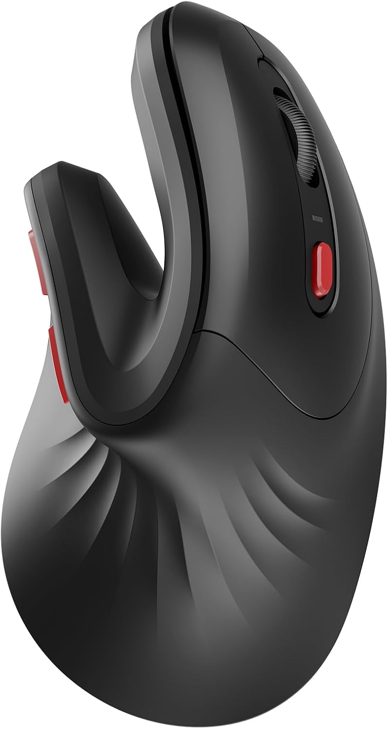 Seenda Ergonomic Vertical Mouse - Dual Connectivity, Wireless Ergo Mice
