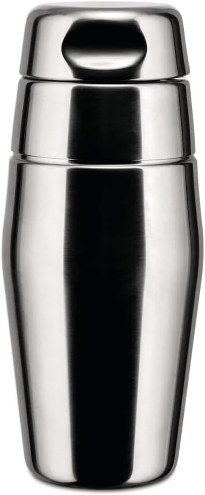Alessi 17-3/4 oz Cocktail Shaker: Stunning Mirror Finish