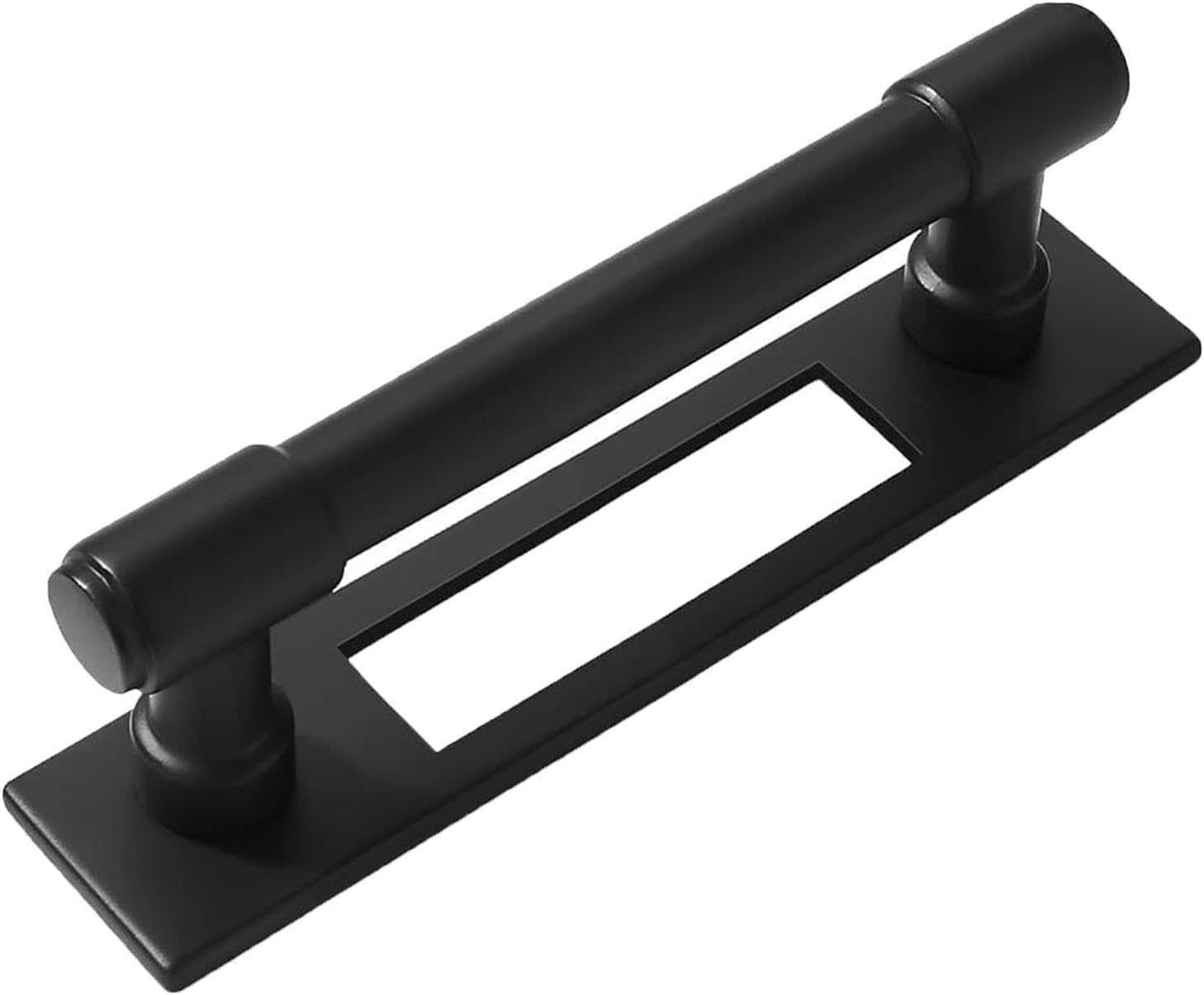 Khtumeware 5 Pack Black Cabinet Pull Backplate for Kitchen