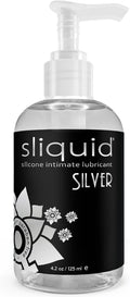 Sliquid Silver Silicone Lubricant for Couples - Long-Lasting Glide