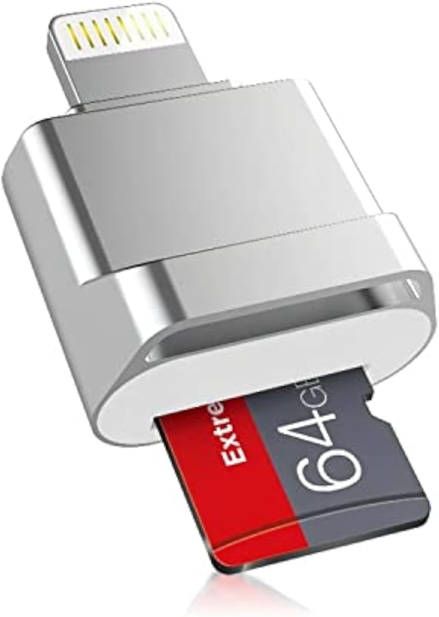 Apple MFi Certified Lightning to Micro SD - iOS 13 Support