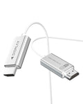 HDMI 2.1 Cable 33ft White Fiber Optic HDMI Cable - 8K/4K Performance