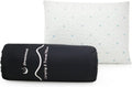 Dreamood Cooling Travel Pillow - Machine Washable, Soft Cover - 15x20 -Ideal for Camping & Airplane
