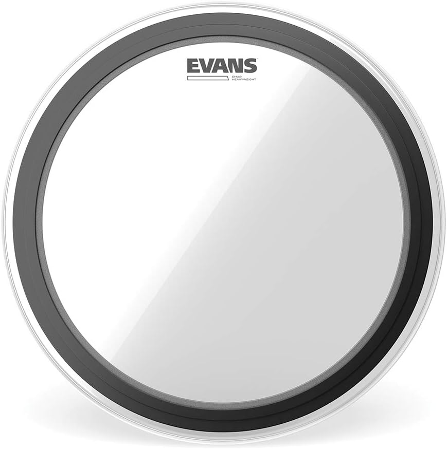 Evans EMAD Heavyweight Clear Bass Drumhead - 22 Inch Versatility