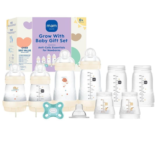 MAM Grow with Baby 15-Piece Gift Set for Newborn Essentials
