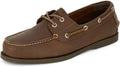 Mens Vargas Leather Boat Shoe for Men - Classic Leather Comfort