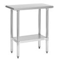 Hally Stainless Steel Prep & Work Table 30 x 15 in - Commercial Heavy